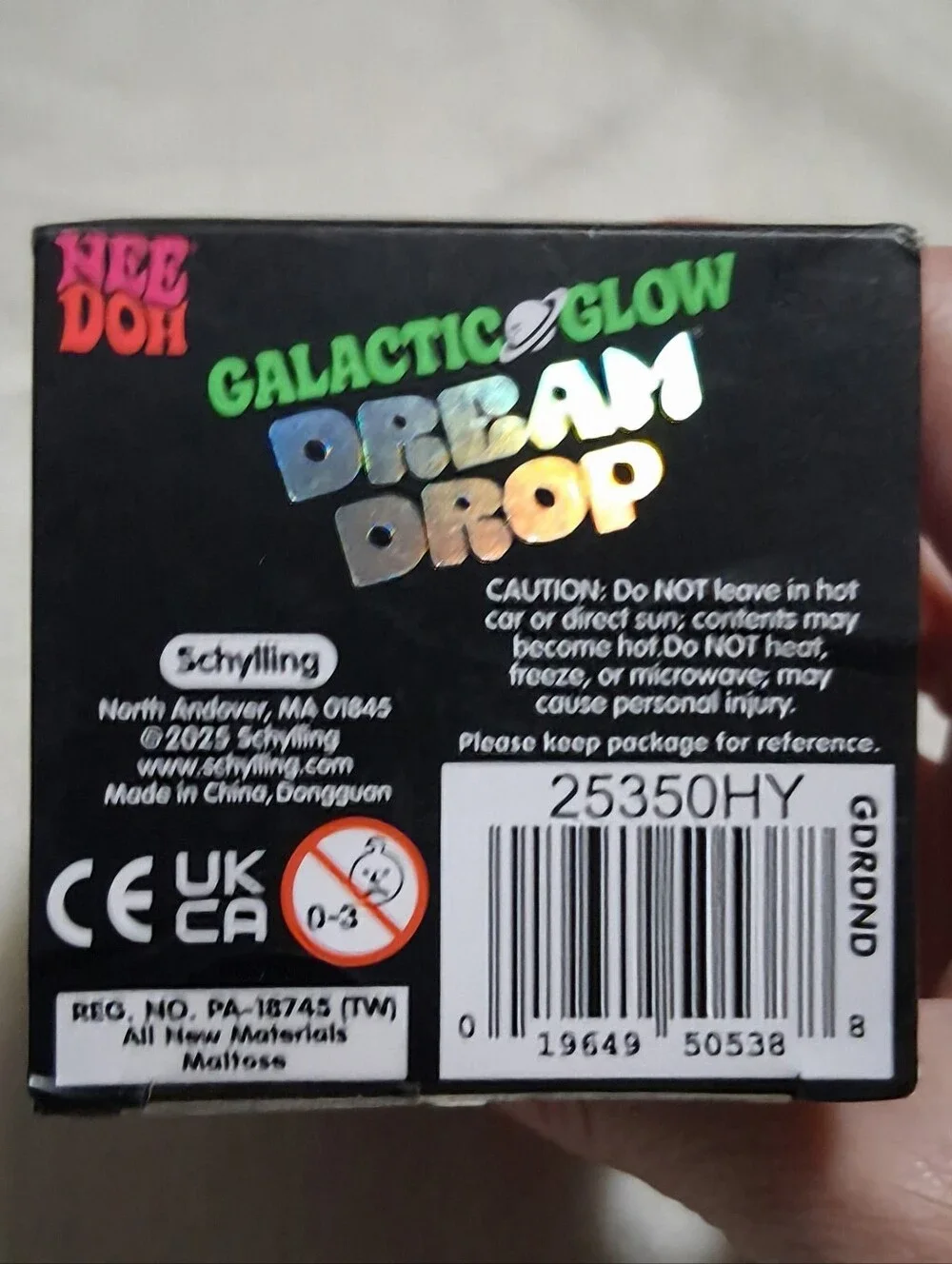 NEE DOH Purple Galactic Glow Dream Drop